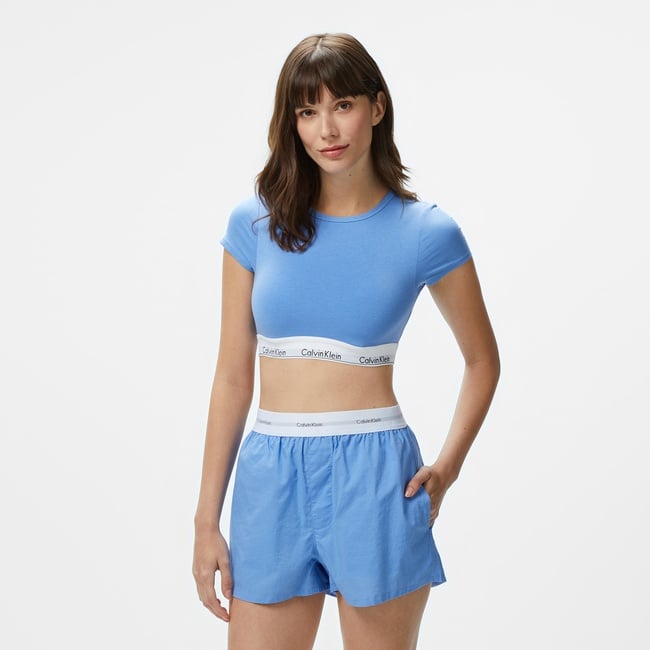  Calvin Klein  Kadın Mavi Bra