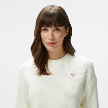  Guess Kadın Beyaz Kazak