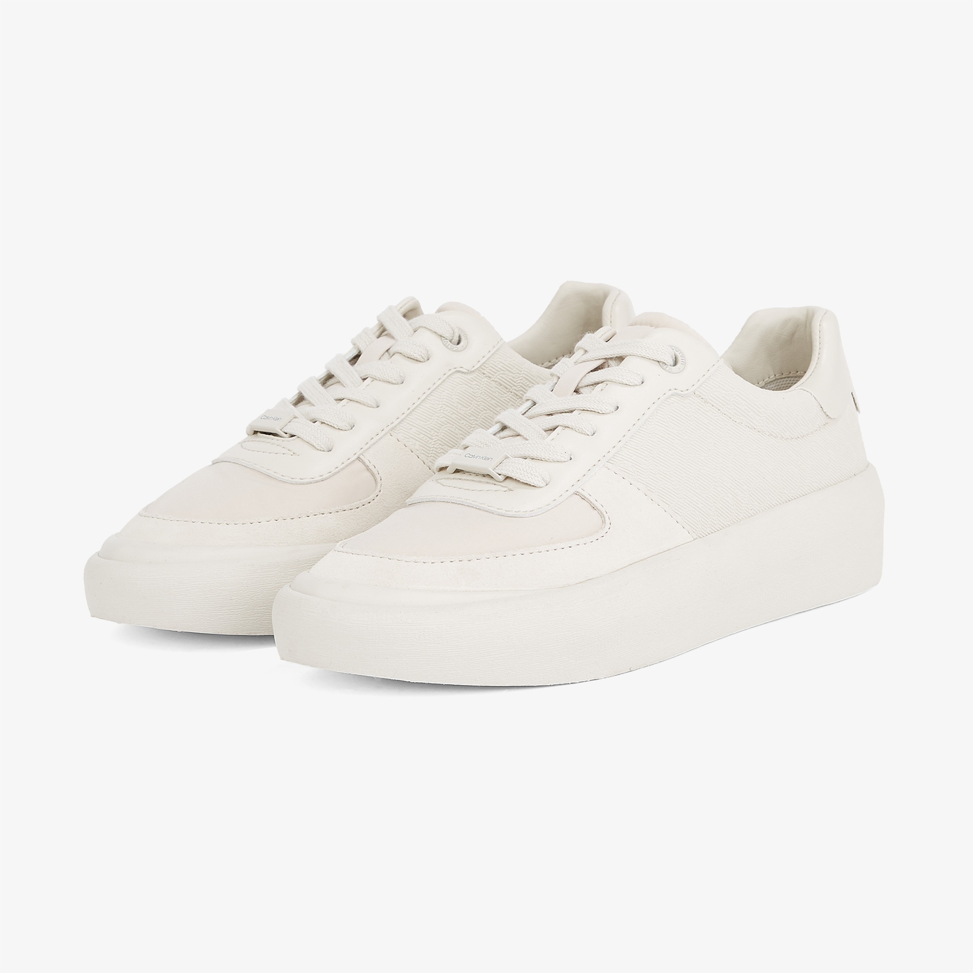 Calvin Klein Kadın Krem Sneaker