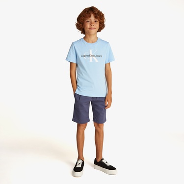  Calvin Klein Çocuk Mavi T-Shirt