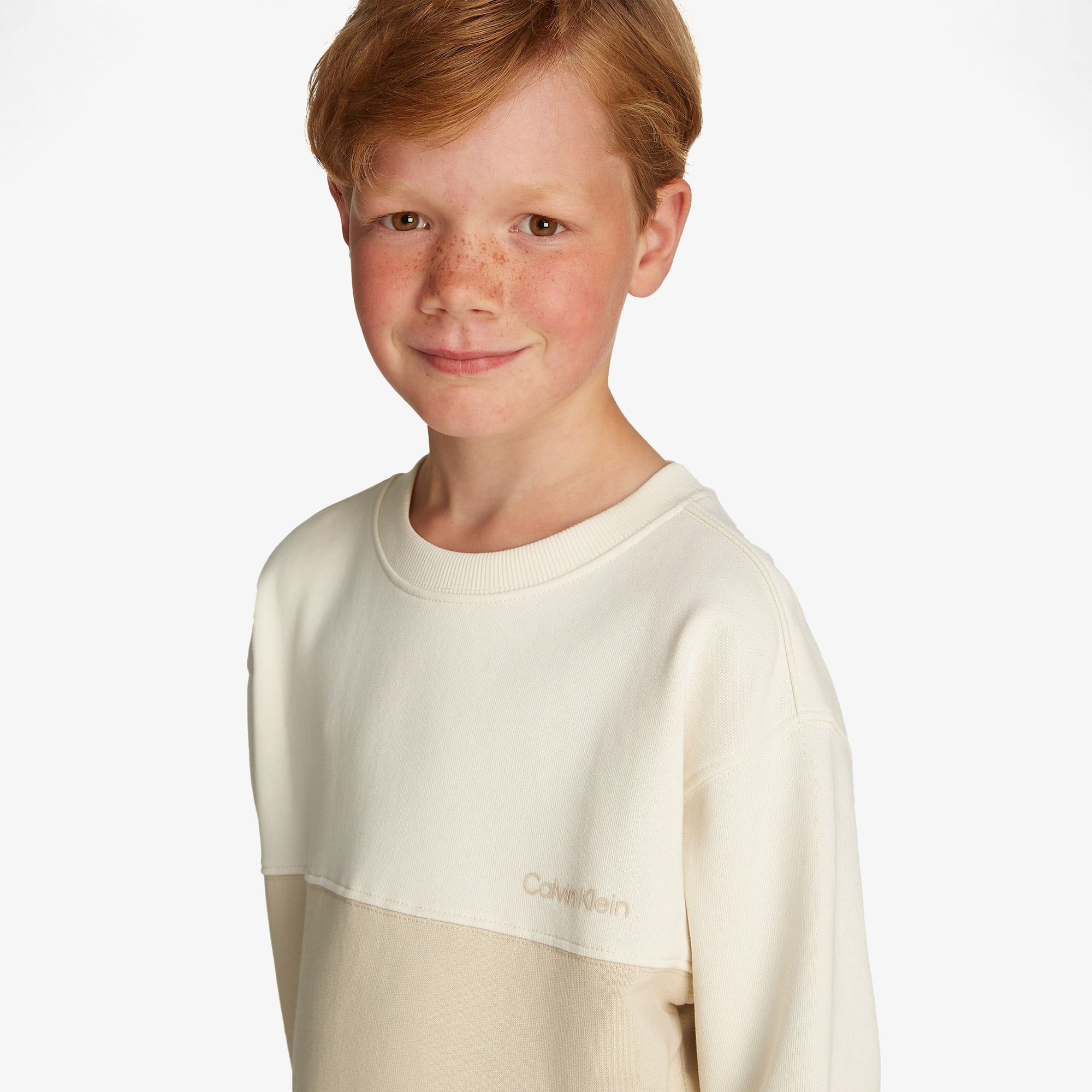 Calvin Klein Çocuk Beyaz Sweatshirt