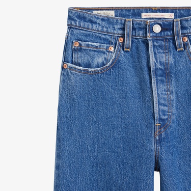  Levi's Ribcage Straight  Jazz Pop Kadın Mavi Jean