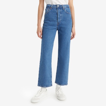  Levi's Ribcage Straight  Jazz Pop Kadın Mavi Jean