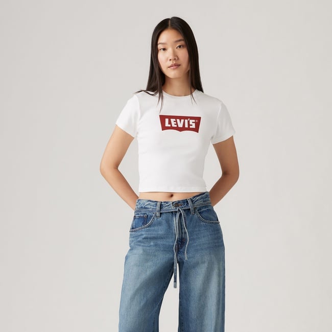  Levi's Essential Sporty  Kadın Beyaz T-Shirt