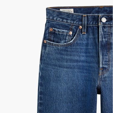  Levi's 501 Crop Orinda Troy Horse Kadın Lacivert Jean