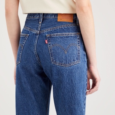  Levi's 501 Crop Orinda Troy Horse Kadın Lacivert Jean