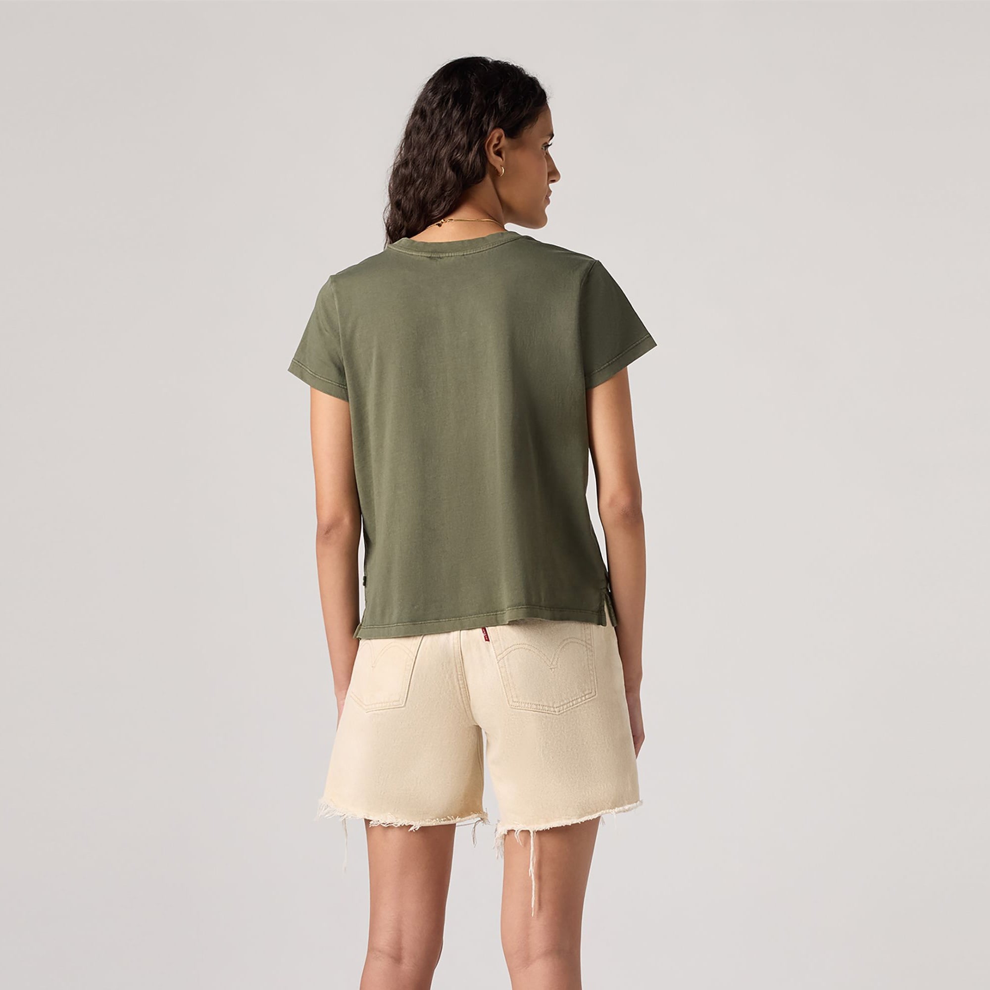 Levi's Graphic Boxy  Kadın Yeşil T-Shirt