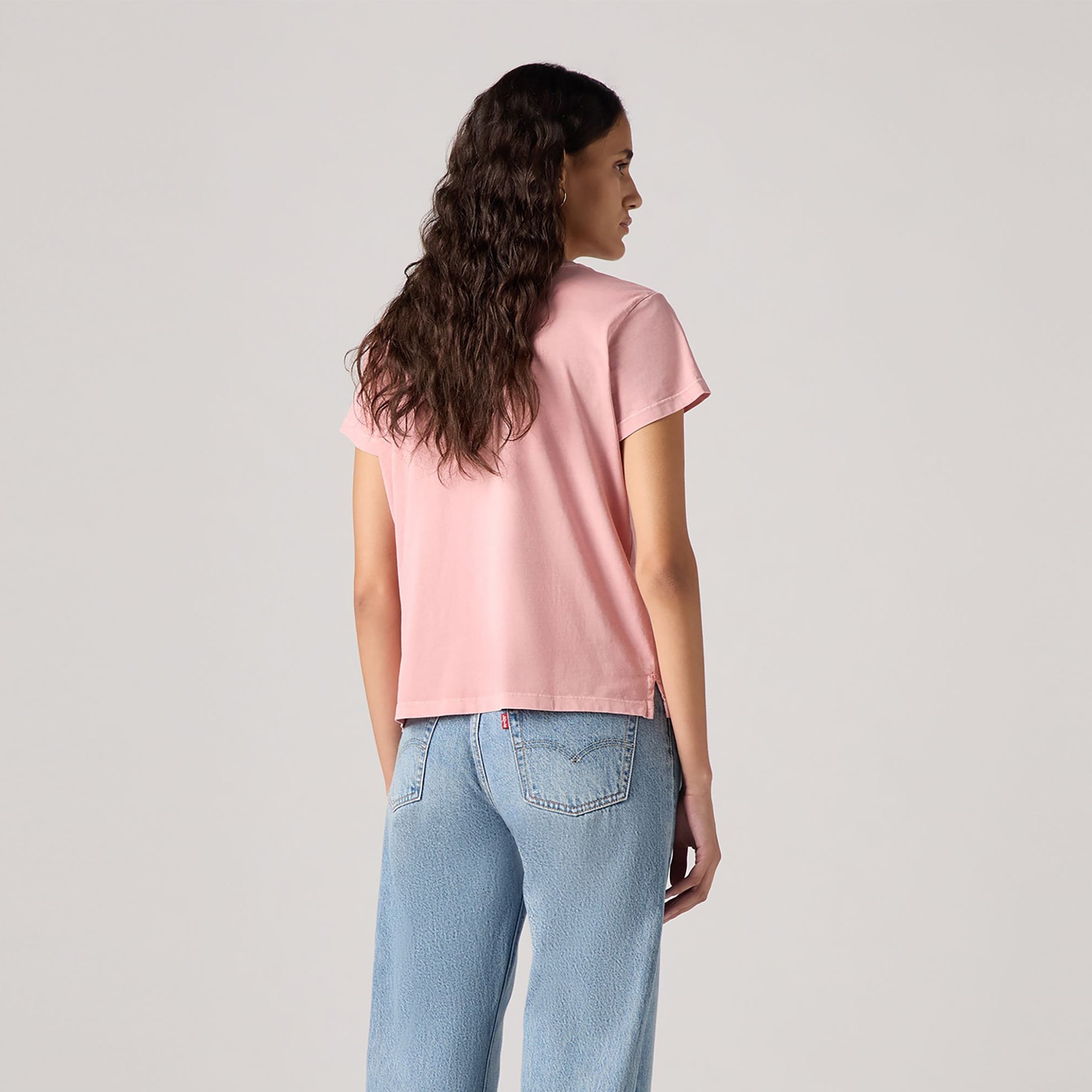 Levi's Graphic Boxy  Kadın Pembe T-Shirt