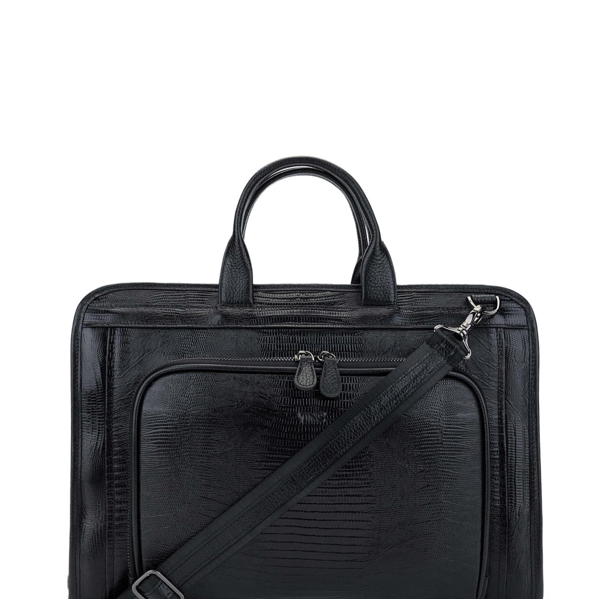 Tamer Tanca Erkek Hakiki Deri Siyah Evrak Çantası