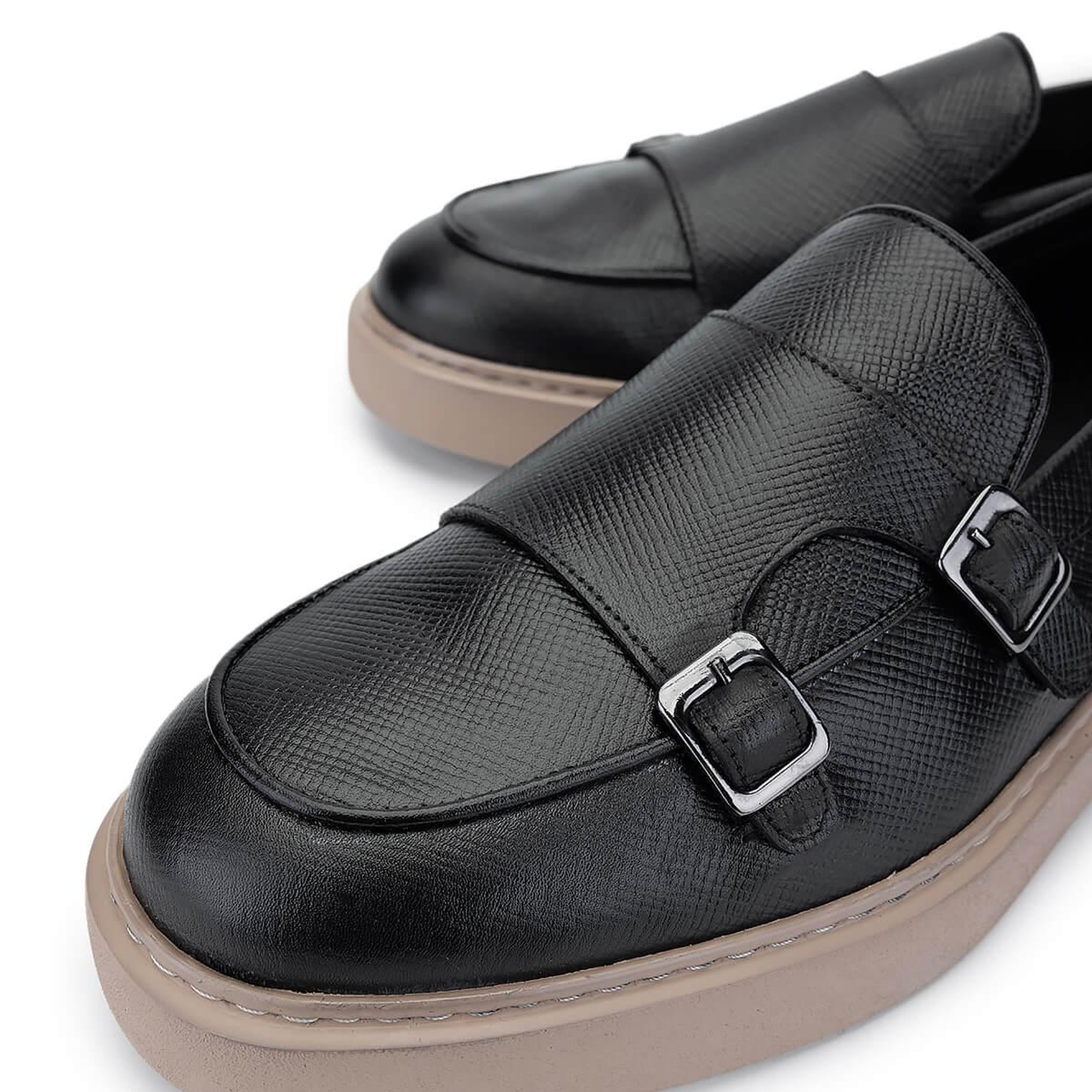 Tamer Tanca Erkek Hakiki Deri Siyah Loafer Ayakkabı