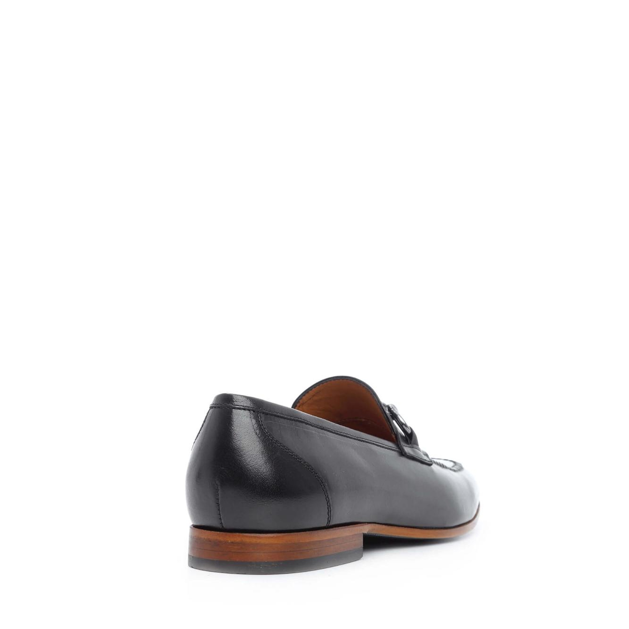 Tamer Tanca Erkek Hakiki Deri Siyah Bufalo Makosen Ayakkabı