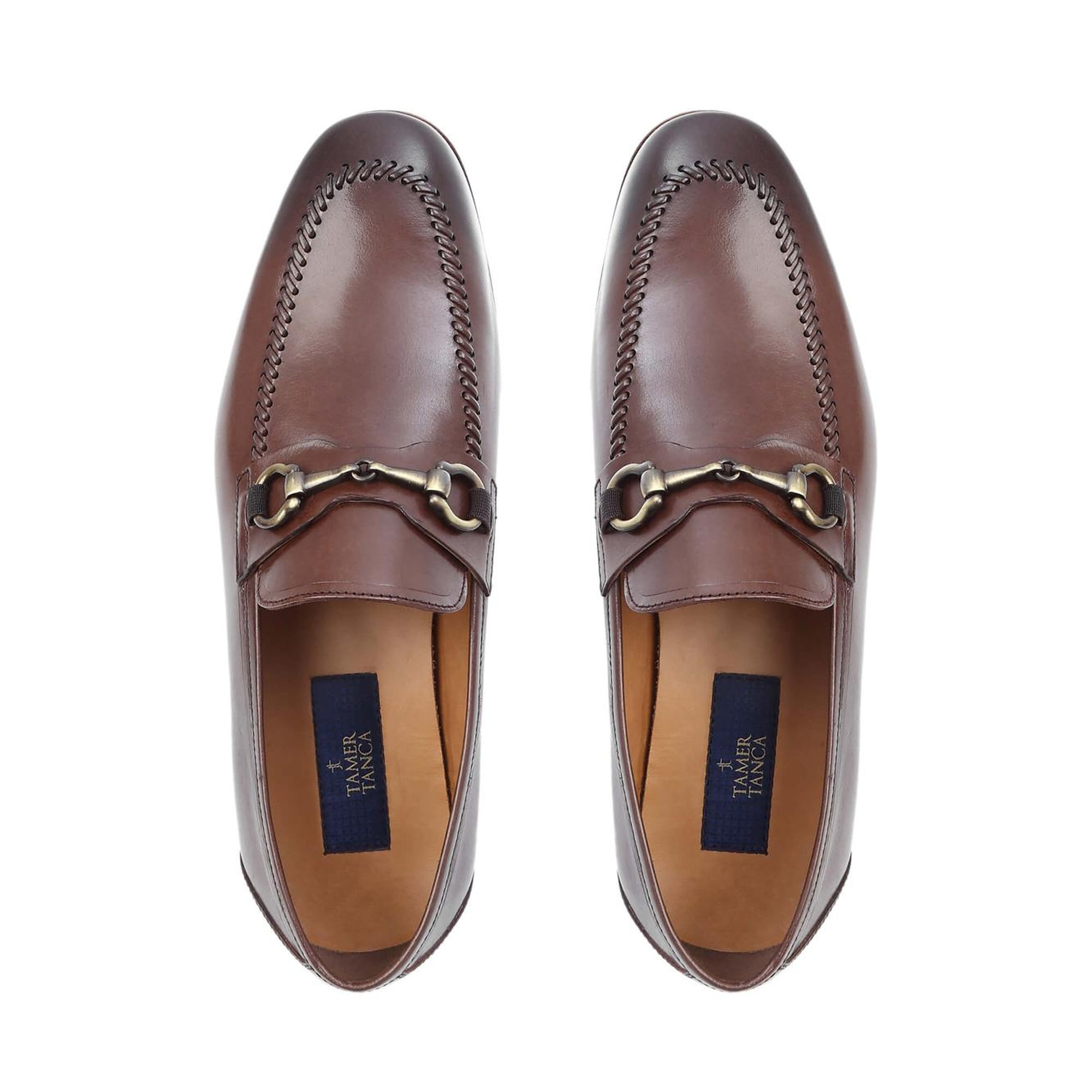 Tamer Tanca Erkek Hakiki Deri Taba Bufalo Makosen Ayakkabı