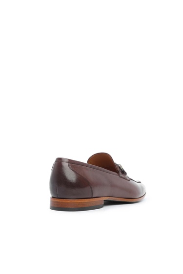  Tamer Tanca Erkek Hakiki Deri Taba Bufalo Makosen Ayakkabı