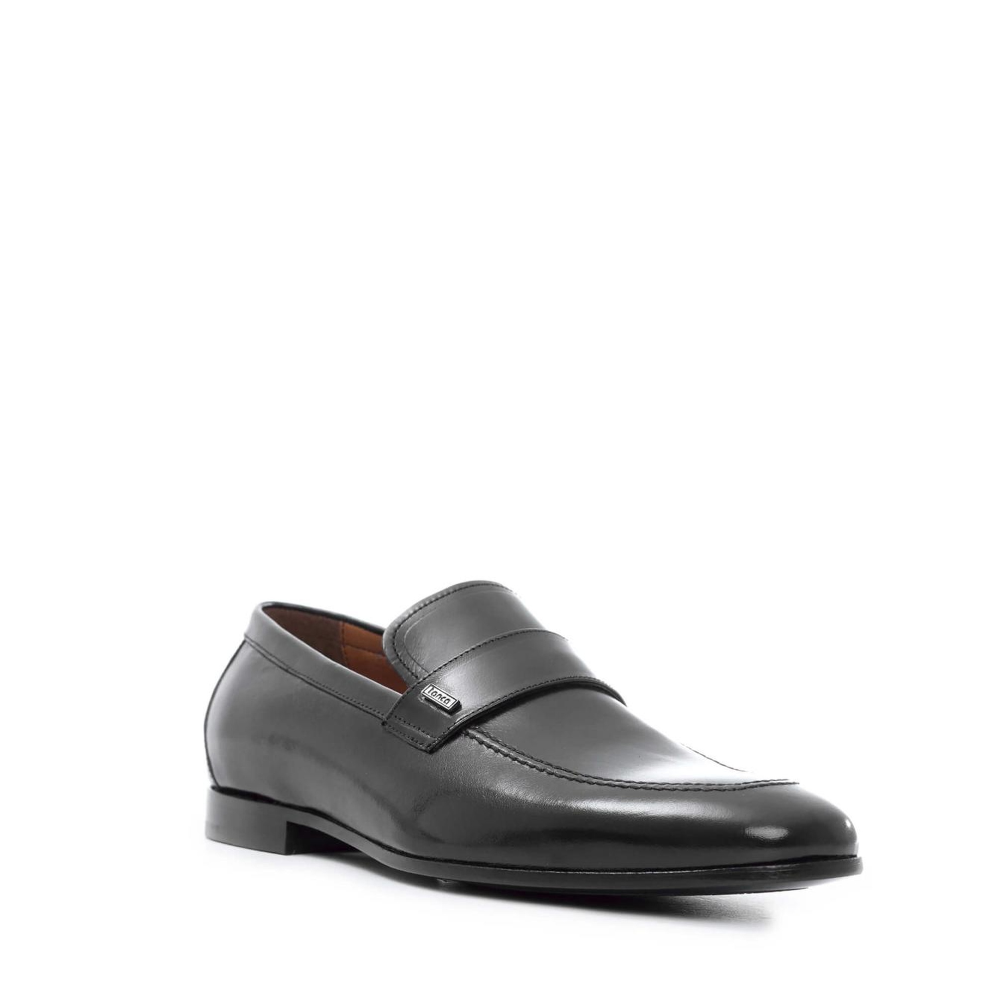 Tamer Tanca Erkek Hakiki Deri Siyah Klasik Ayakkabı