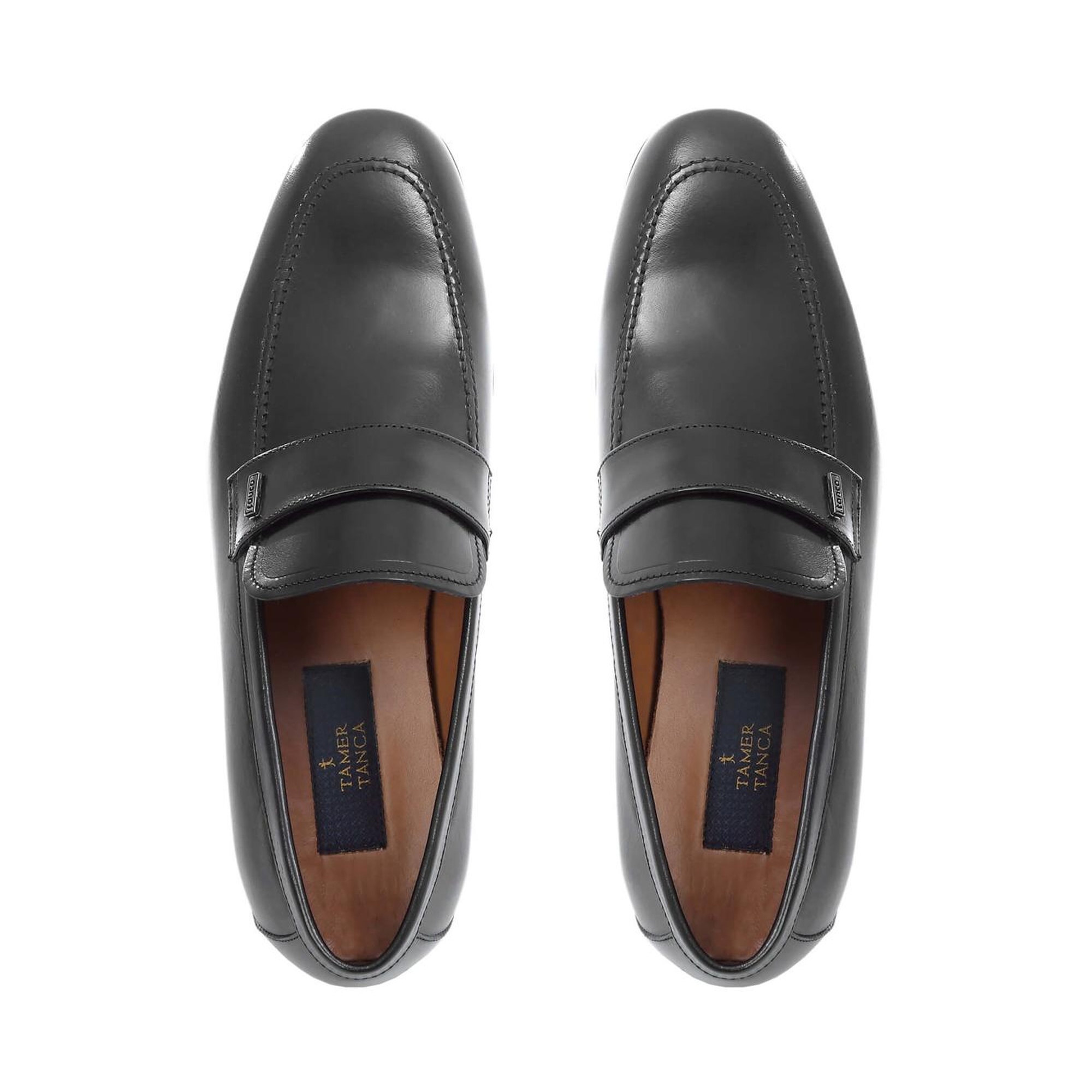 Tamer Tanca Erkek Hakiki Deri Siyah Klasik Ayakkabı