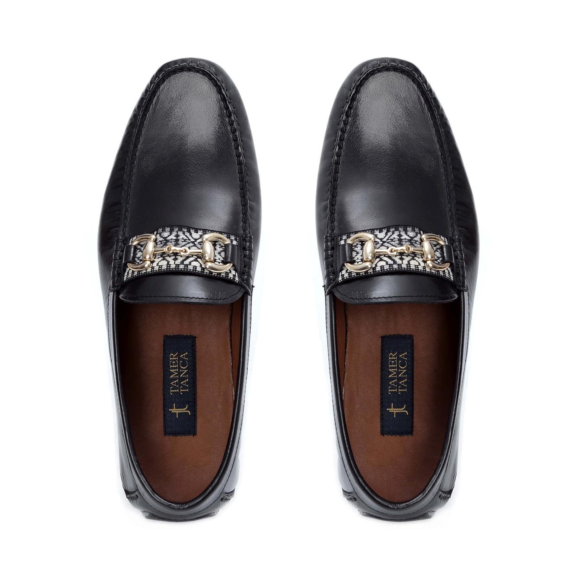 Tamer Tanca Erkek Hakiki Deri Siyah Deri Driver Ayakkabı