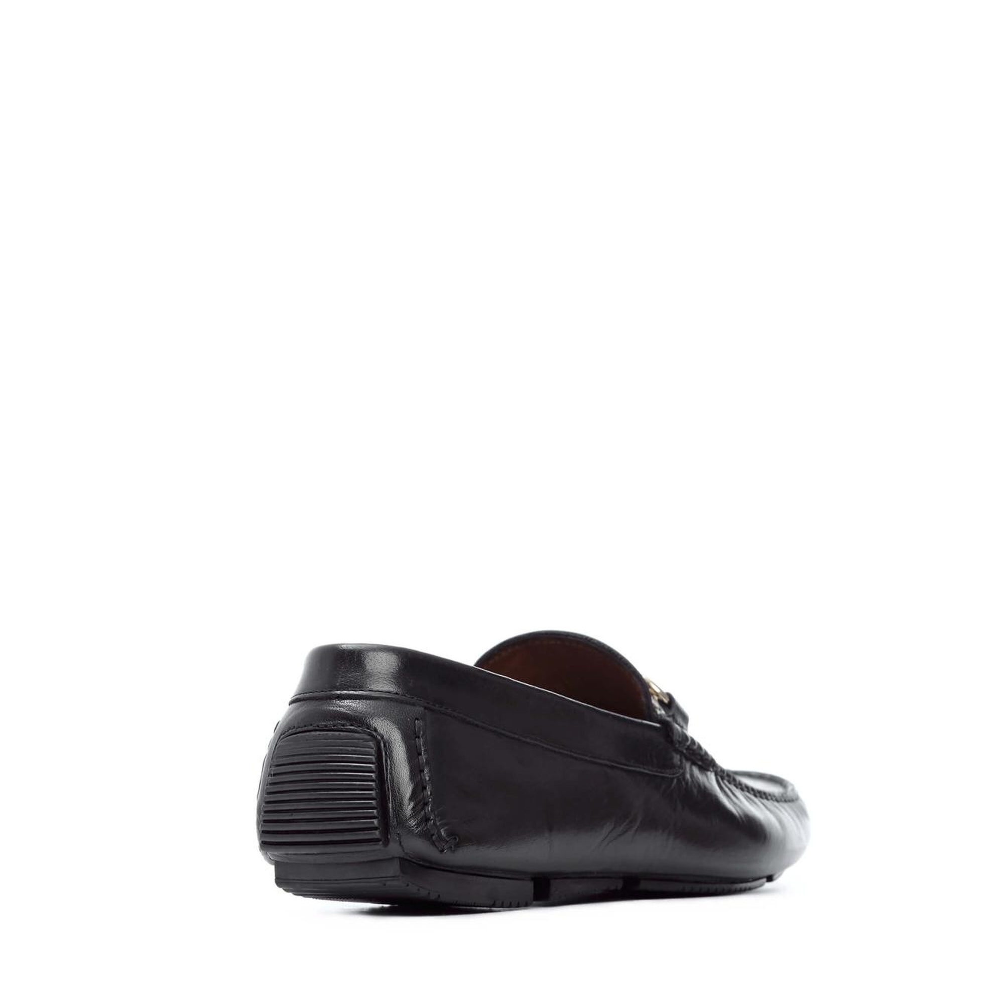 Tamer Tanca Erkek Hakiki Deri Siyah Deri Driver Ayakkabı