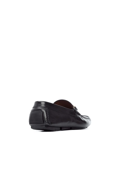  Tamer Tanca Erkek Hakiki Deri Siyah Deri Driver Ayakkabı