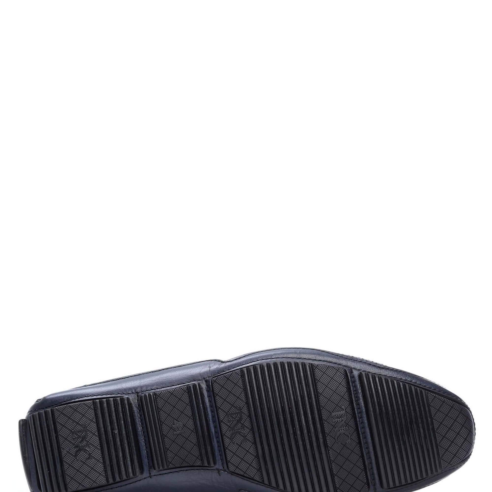 Tamer Tanca Erkek Hakiki Deri Lacivert Loafer Ayakkabı