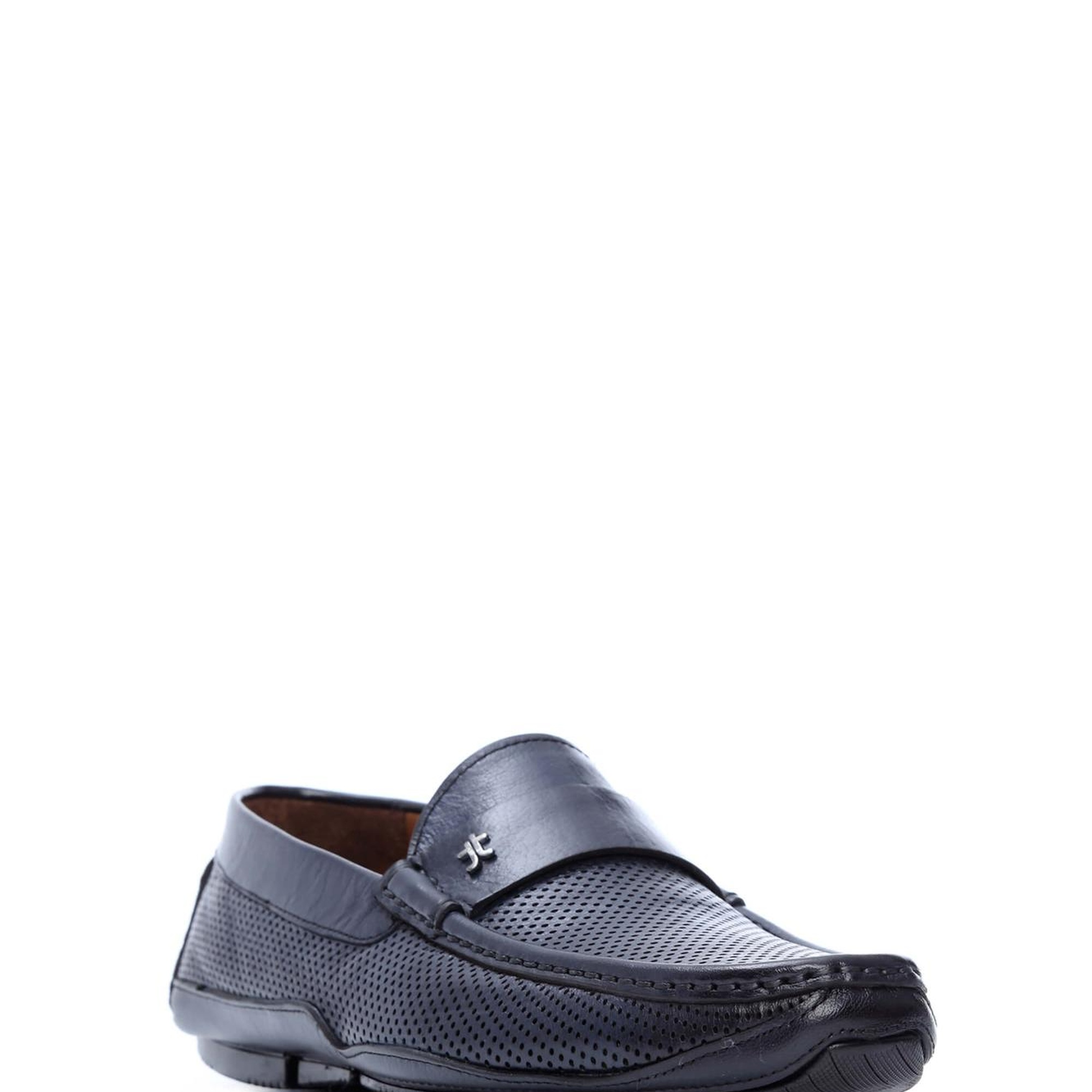 Tamer Tanca Erkek Hakiki Deri Lacivert Loafer Ayakkabı