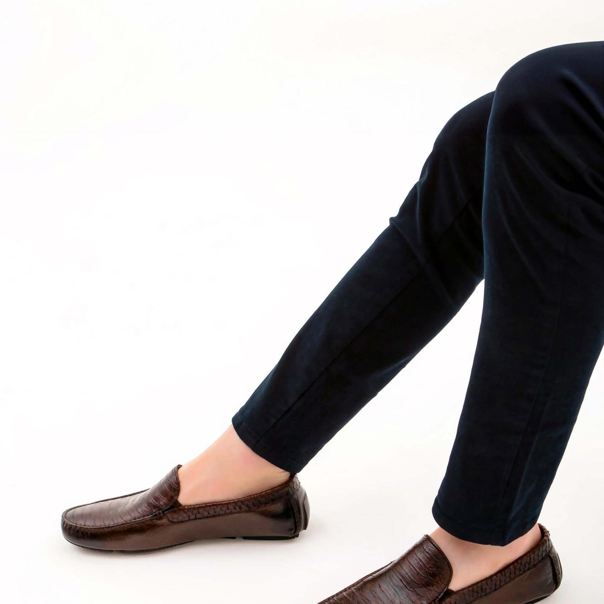 Tamer Tanca Erkek Hakiki Deri Kahverengi Driver Ayakkabı