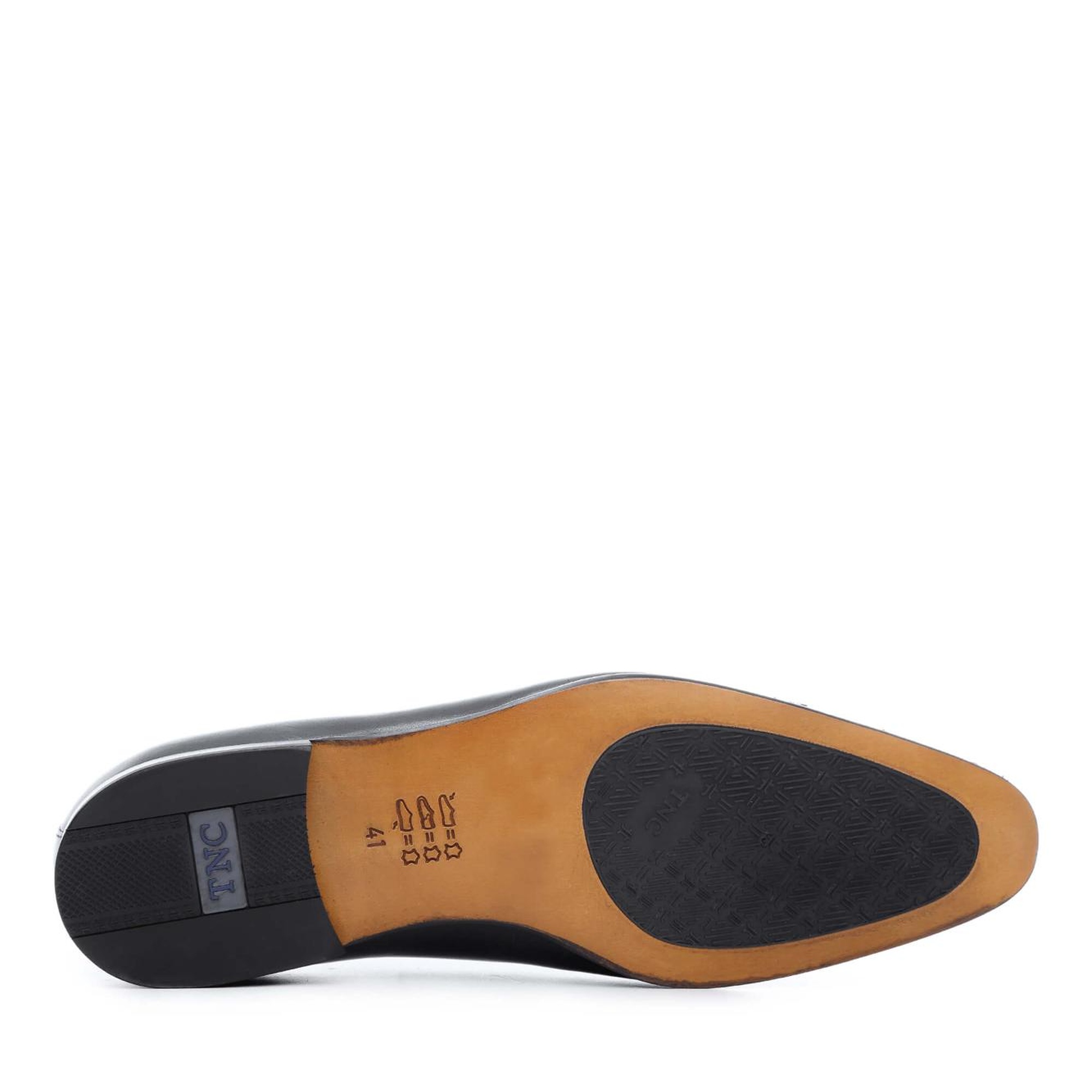 Tamer Tanca Erkek Hakiki Deri Siyah Klasik Ayakkabı