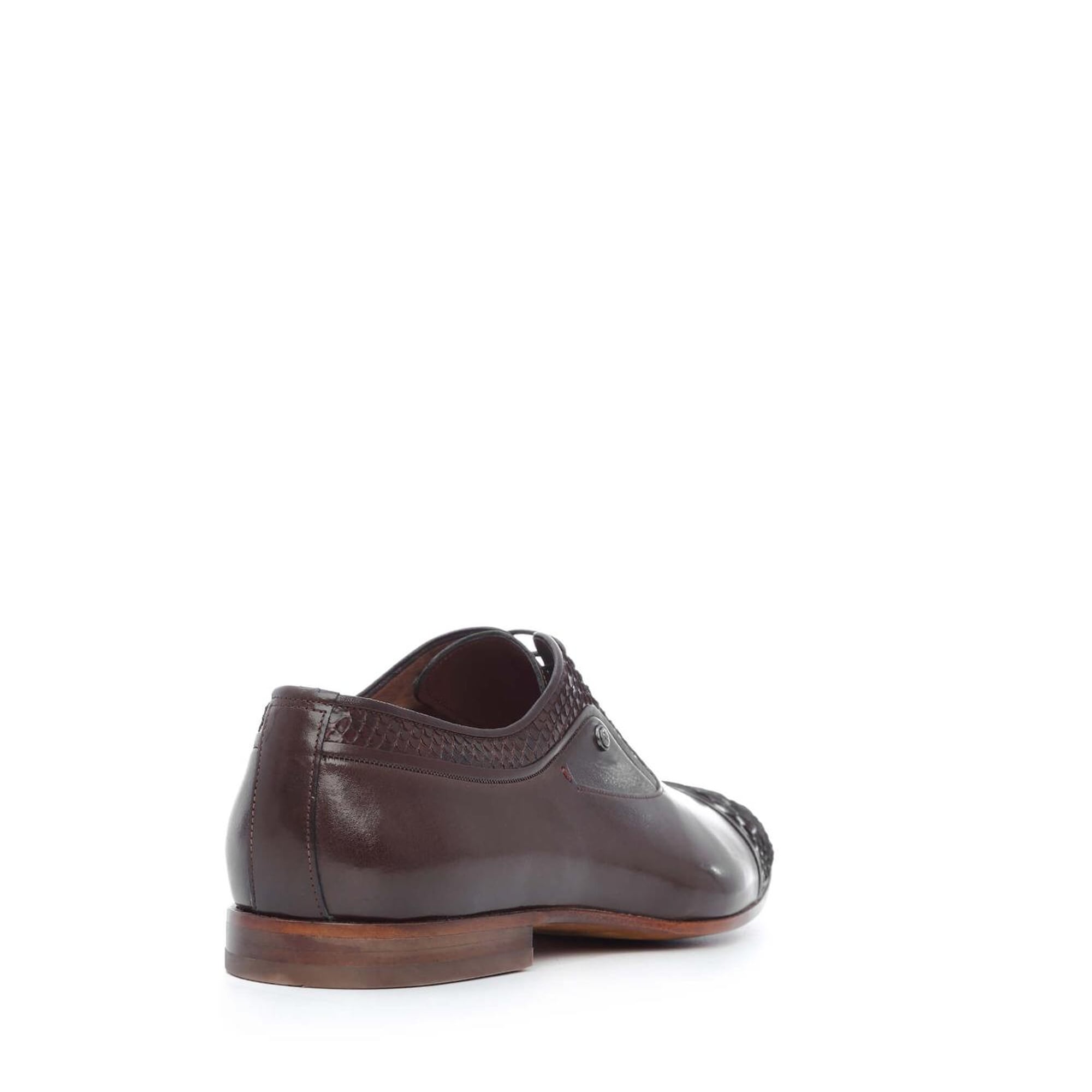 Tamer Tanca Erkek Hakiki Deri Kahverengi Klasik Ayakkabı