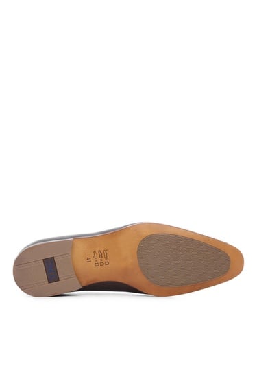  Tamer Tanca Erkek Hakiki Deri Kahverengi Klasik Ayakkabı