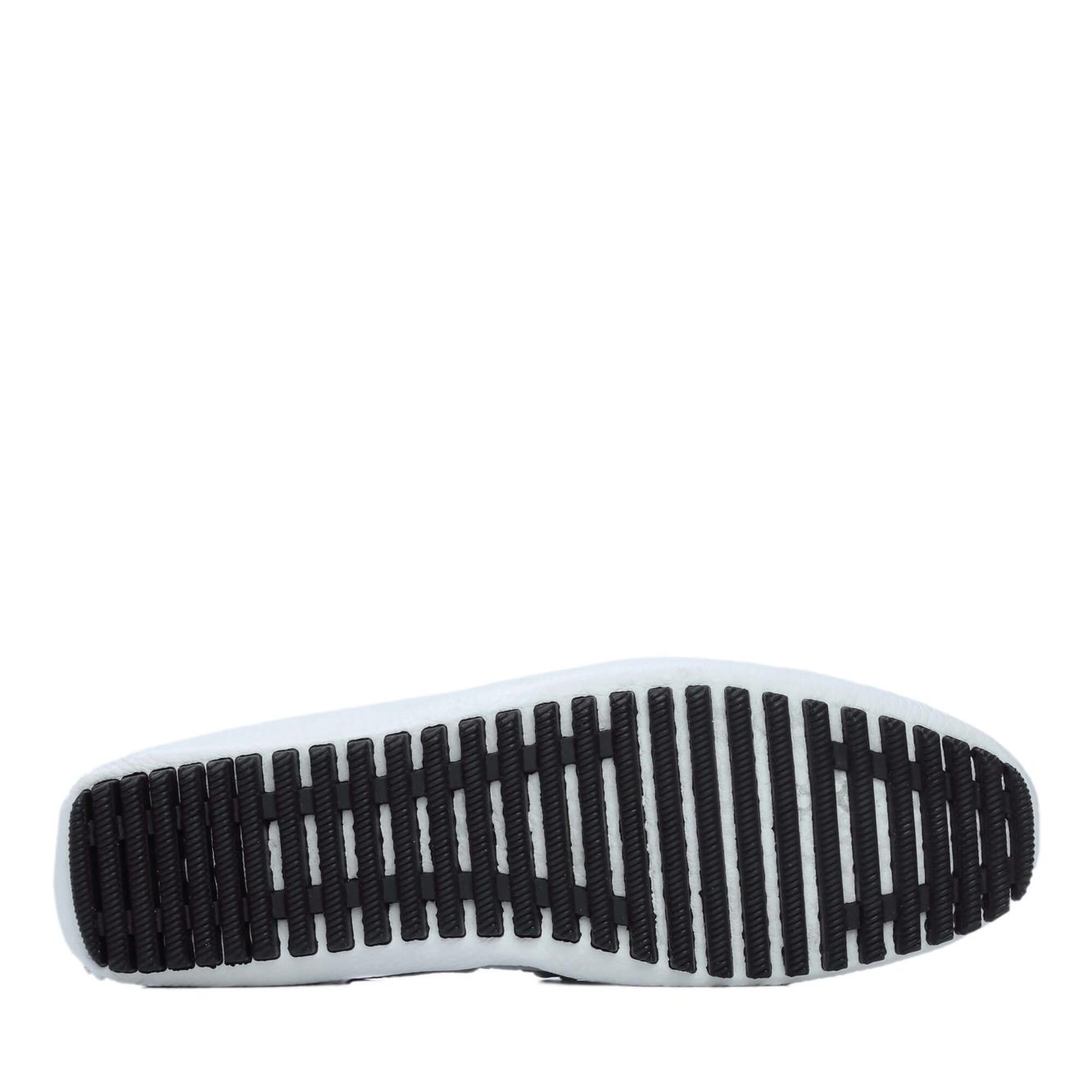 Tamer Tanca Erkek Hakiki Deri Beyaz Driver Ayakkabı