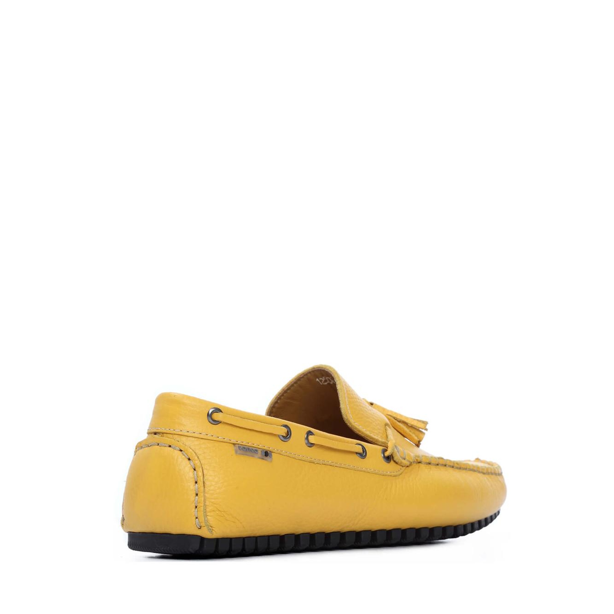 Tamer Tanca Erkek Hakiki Deri Sarı Driver Ayakkabı