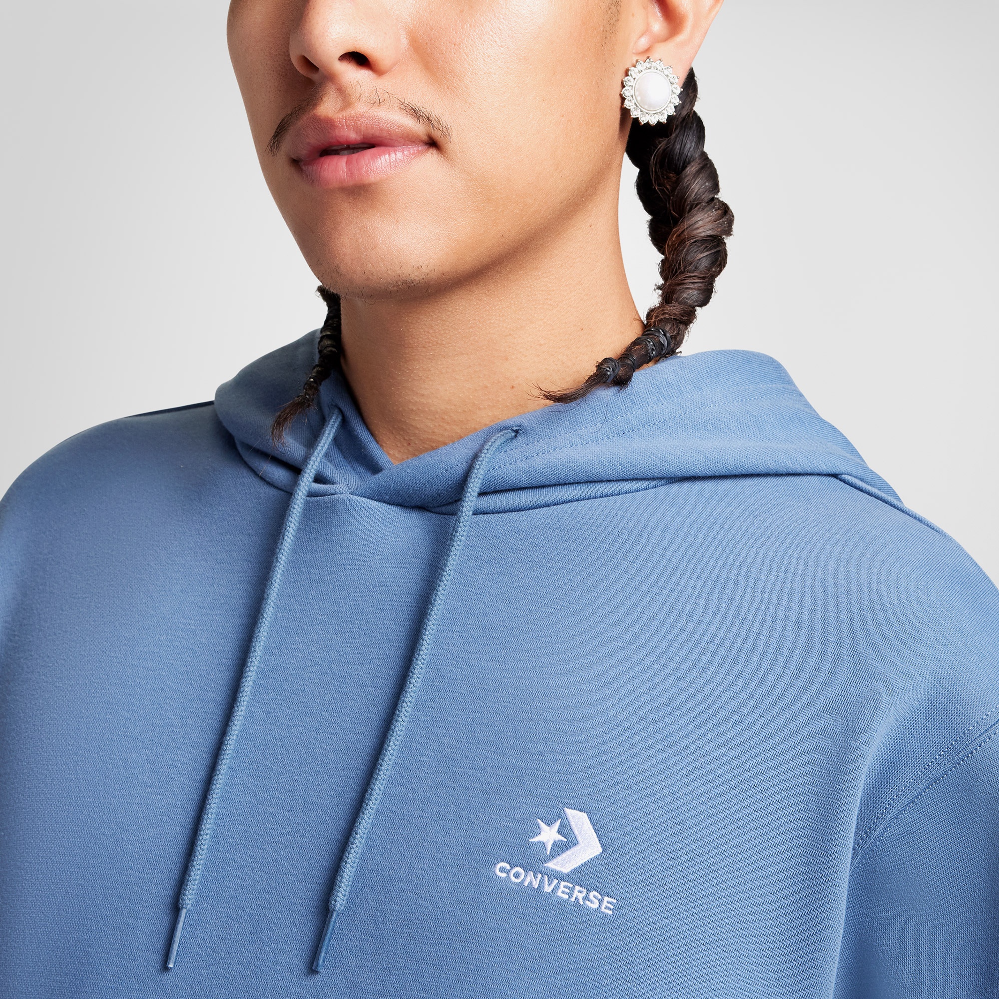 Converse Unisex Mavi Hoodie