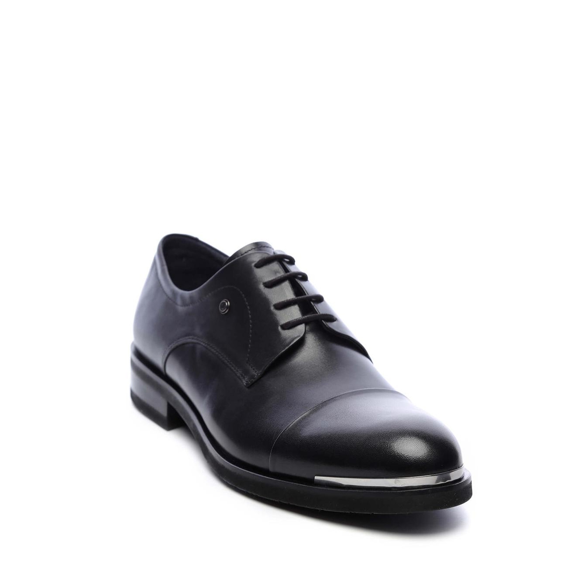 Tamer Tanca Erkek Hakiki Deri Siyah Deri Ayakkabı