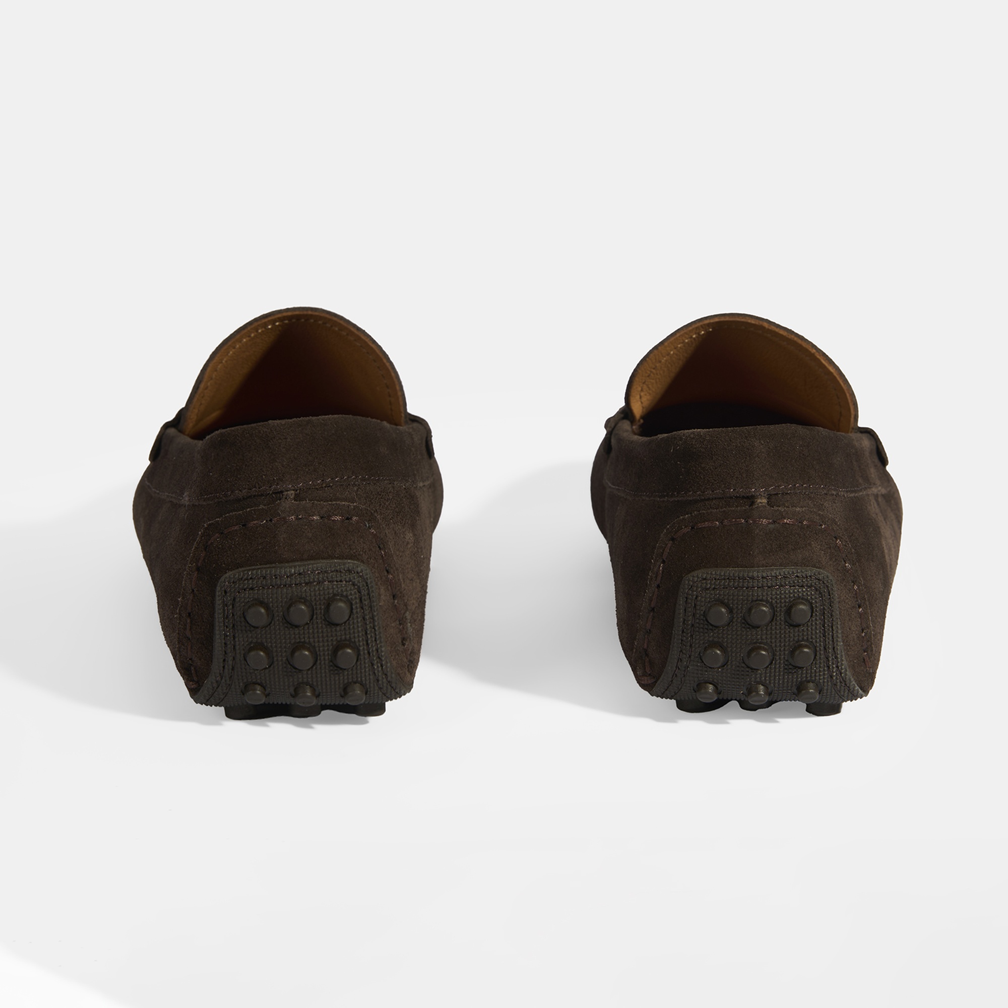 Erkek Kahve Slip-On Süet Loafer