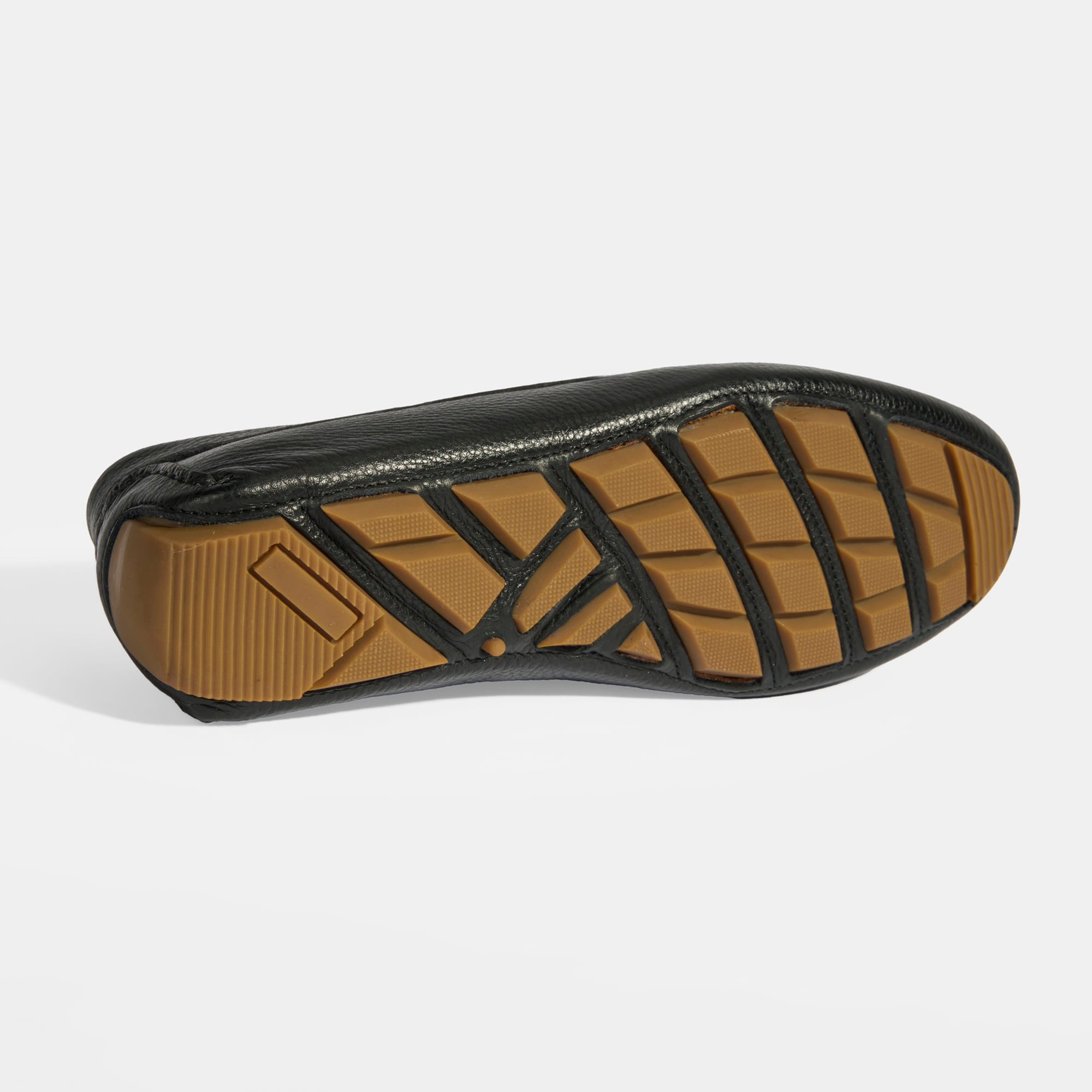 Erkek Siyah Slip-On Deri Loafer