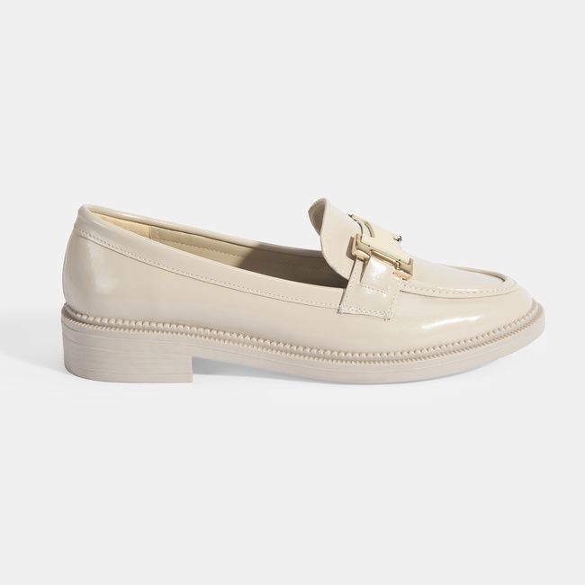  Kadın Bej Toka Aksesuarlı Günlük Ayakkabı