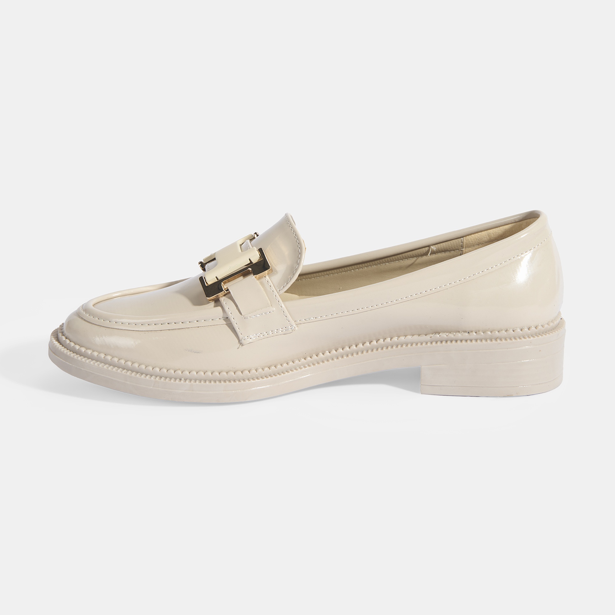 Kadın Bej Toka Aksesuarlı Günlük Ayakkabı