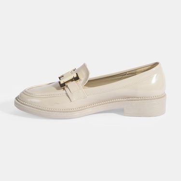  Kadın Bej Toka Aksesuarlı Günlük Ayakkabı