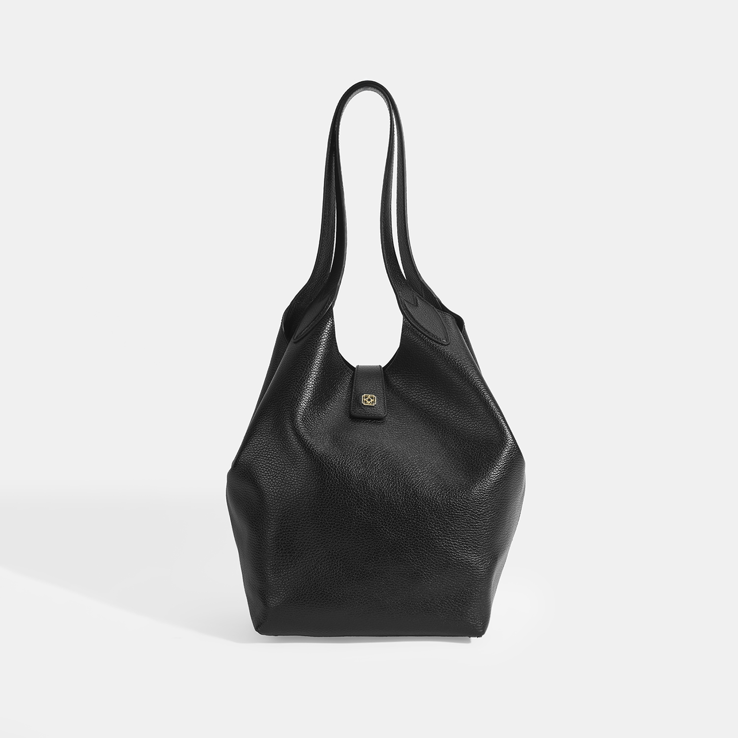  Kadın Siyah Deri Omuz Çantası