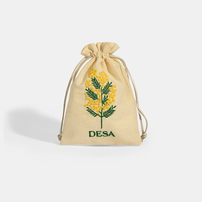  Mimoza Nakışlı Lavanta Kesesi