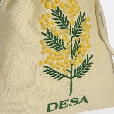  Mimoza Nakışlı Lavanta Kesesi