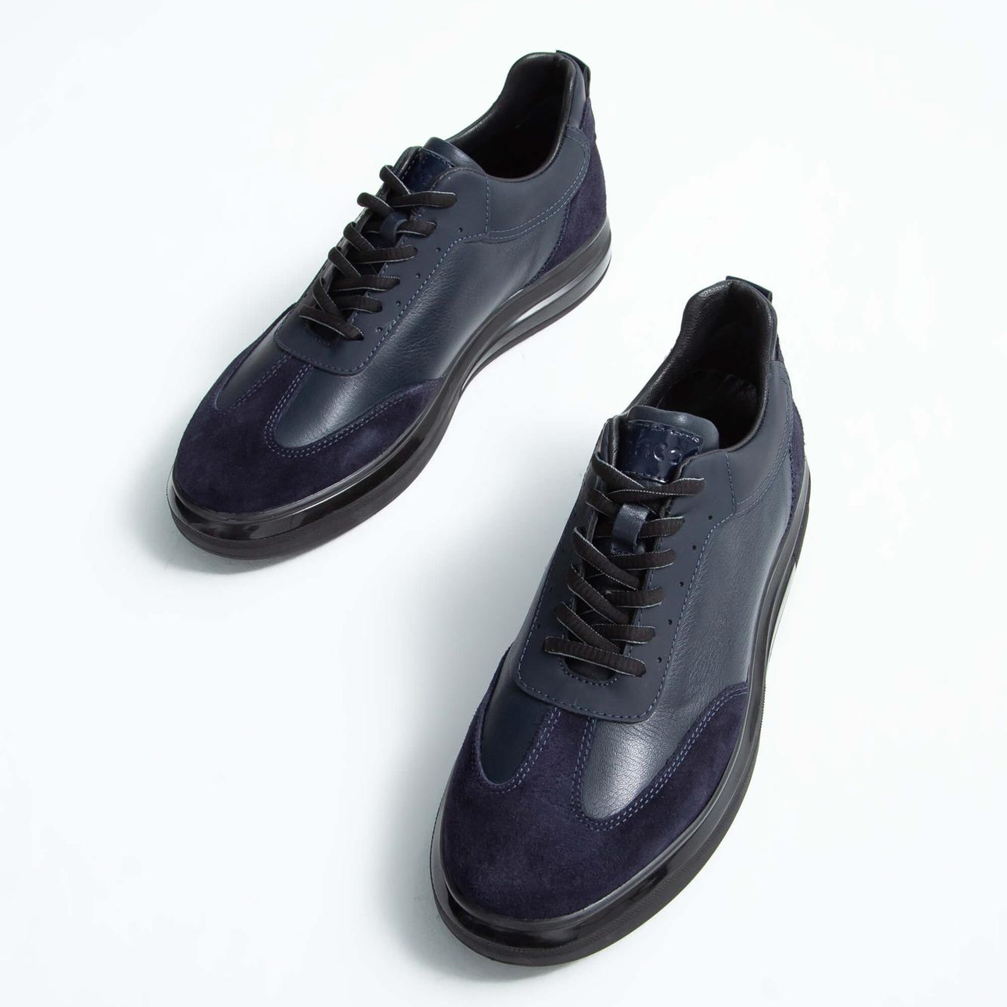 Tamer Tanca Erkek Hakiki Deri Lacivert Casual Ayakkabı