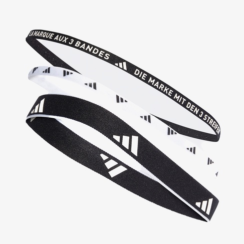 adidas Multiple Width 3lü Unisex Siyah Saç Bandı