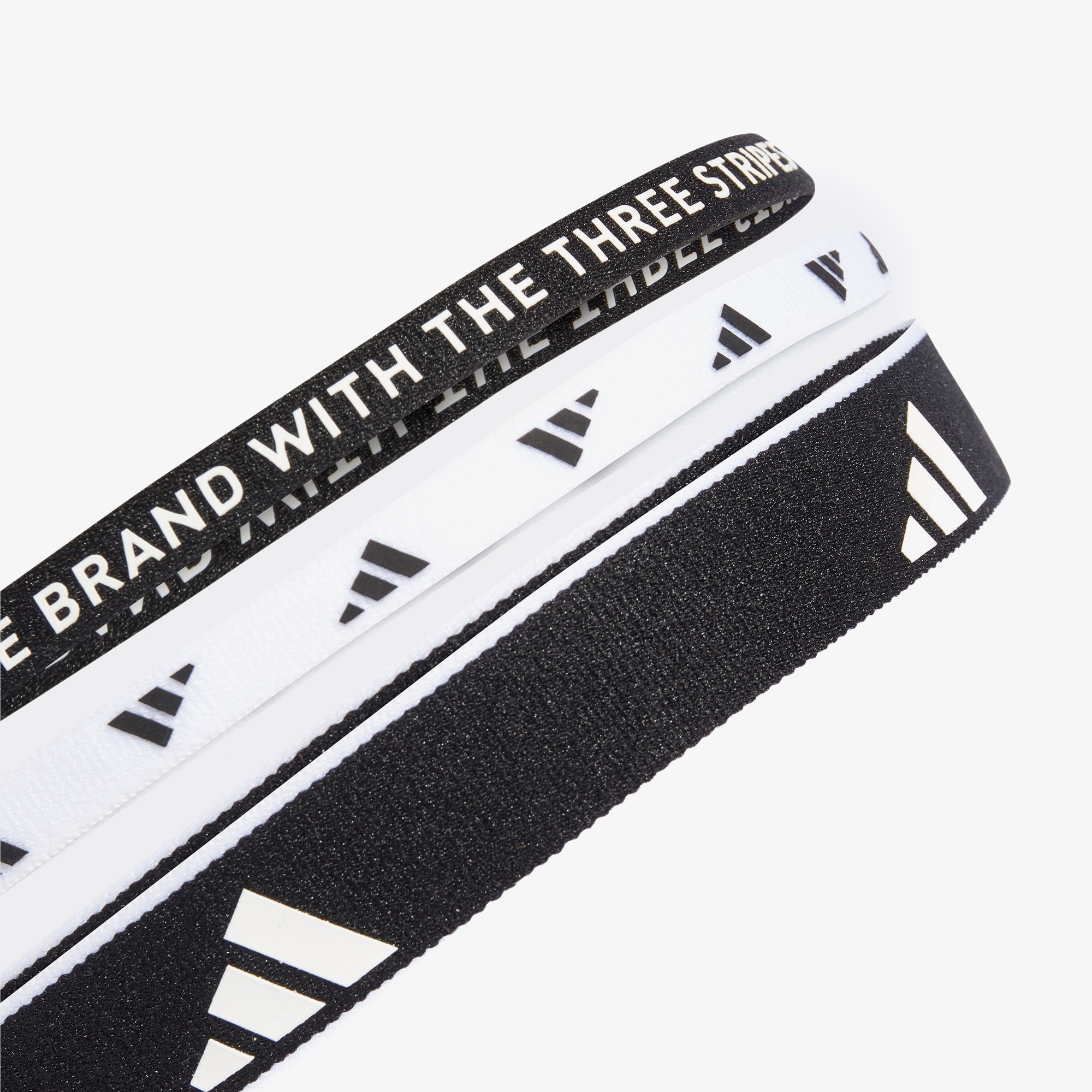 adidas Multiple Width 3lü Unisex Siyah Saç Bandı