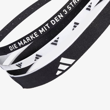  adidas Multiple Width 3lü Unisex Siyah Saç Bandı