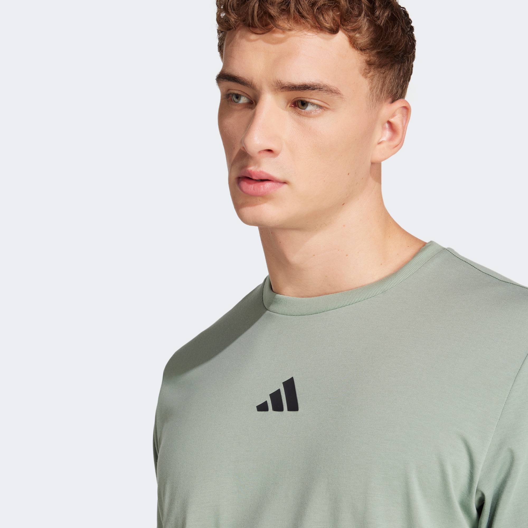 adidas Climacool One Rep At A Time Graphic Erkek Yeşil Antrenman T-Shirt