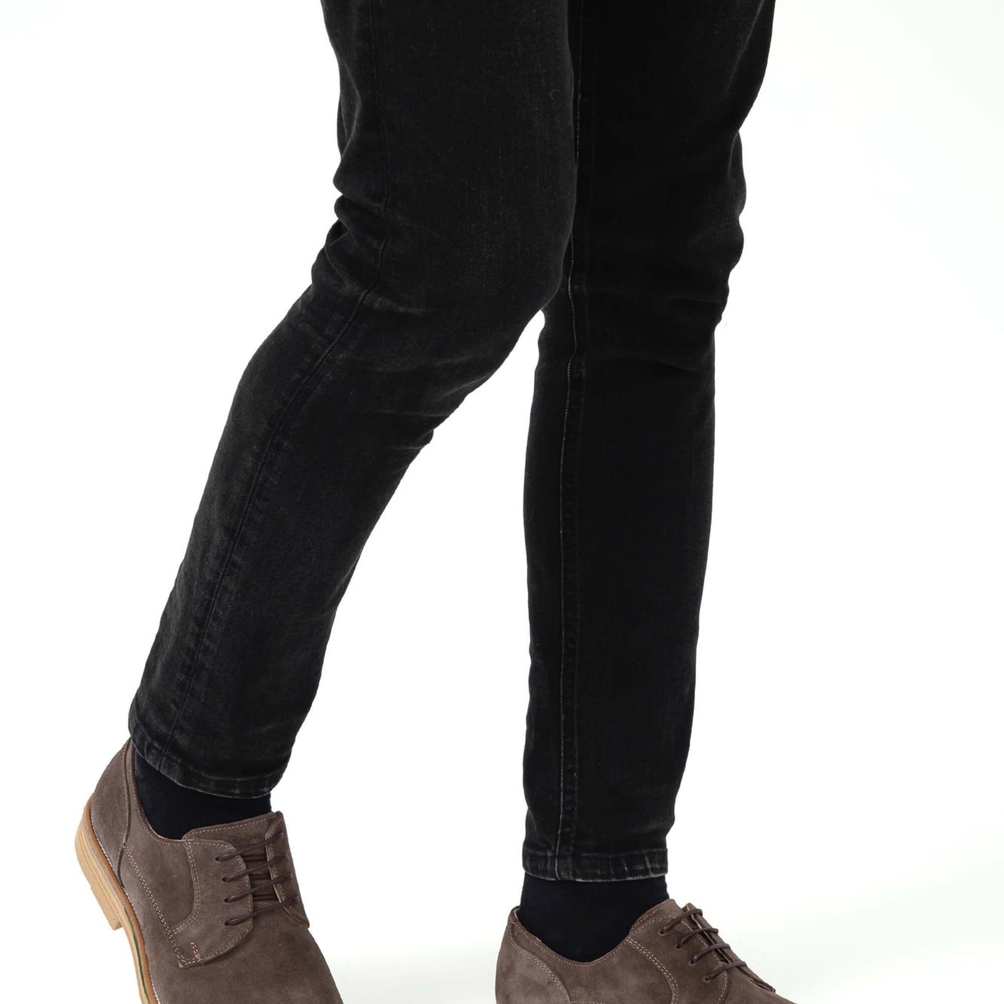 Tamer Tanca Erkek Hakiki Deri Gri Casual Ayakkabı