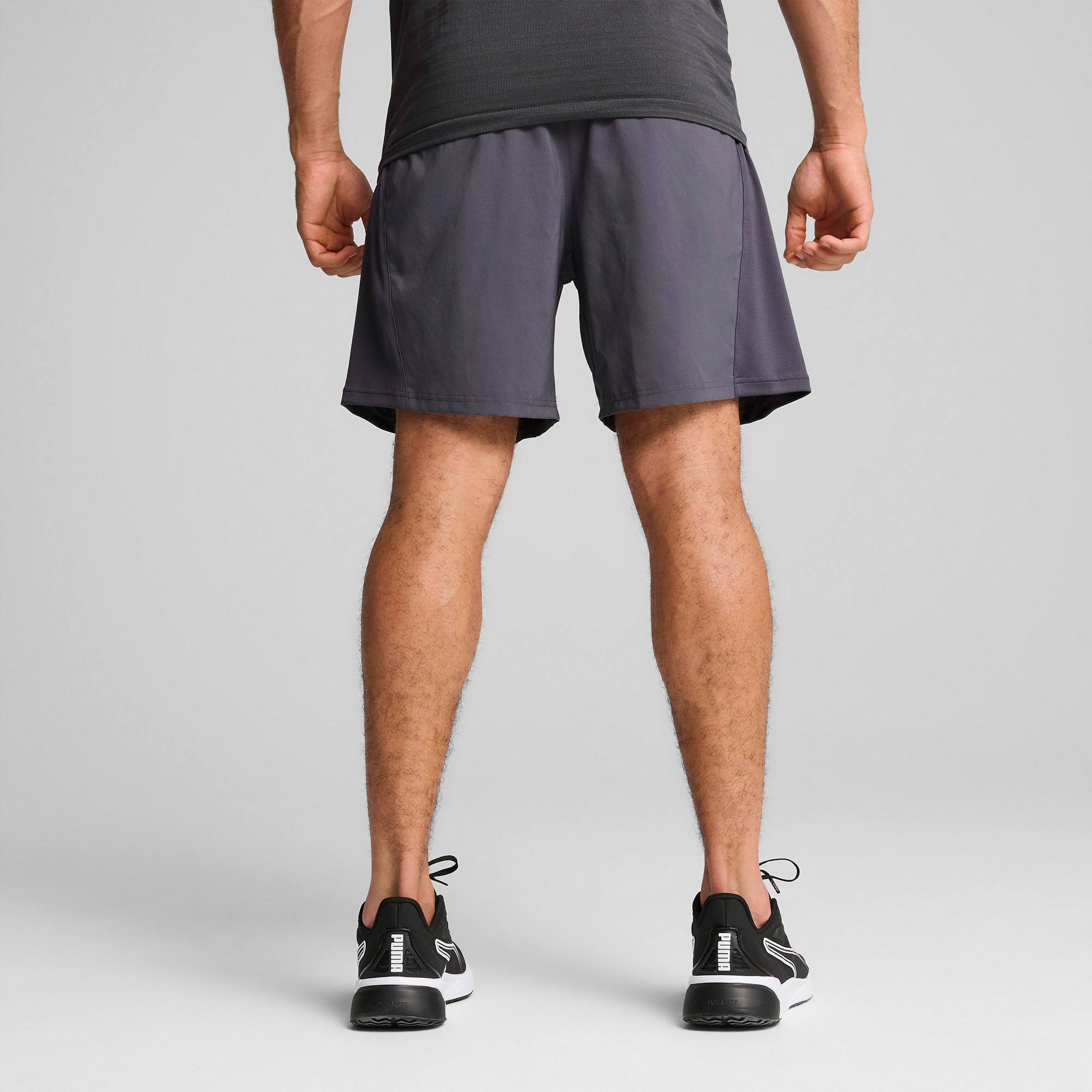 Puma Tad Tech Fabric Mix Erkek Gri Antrenman Şortu