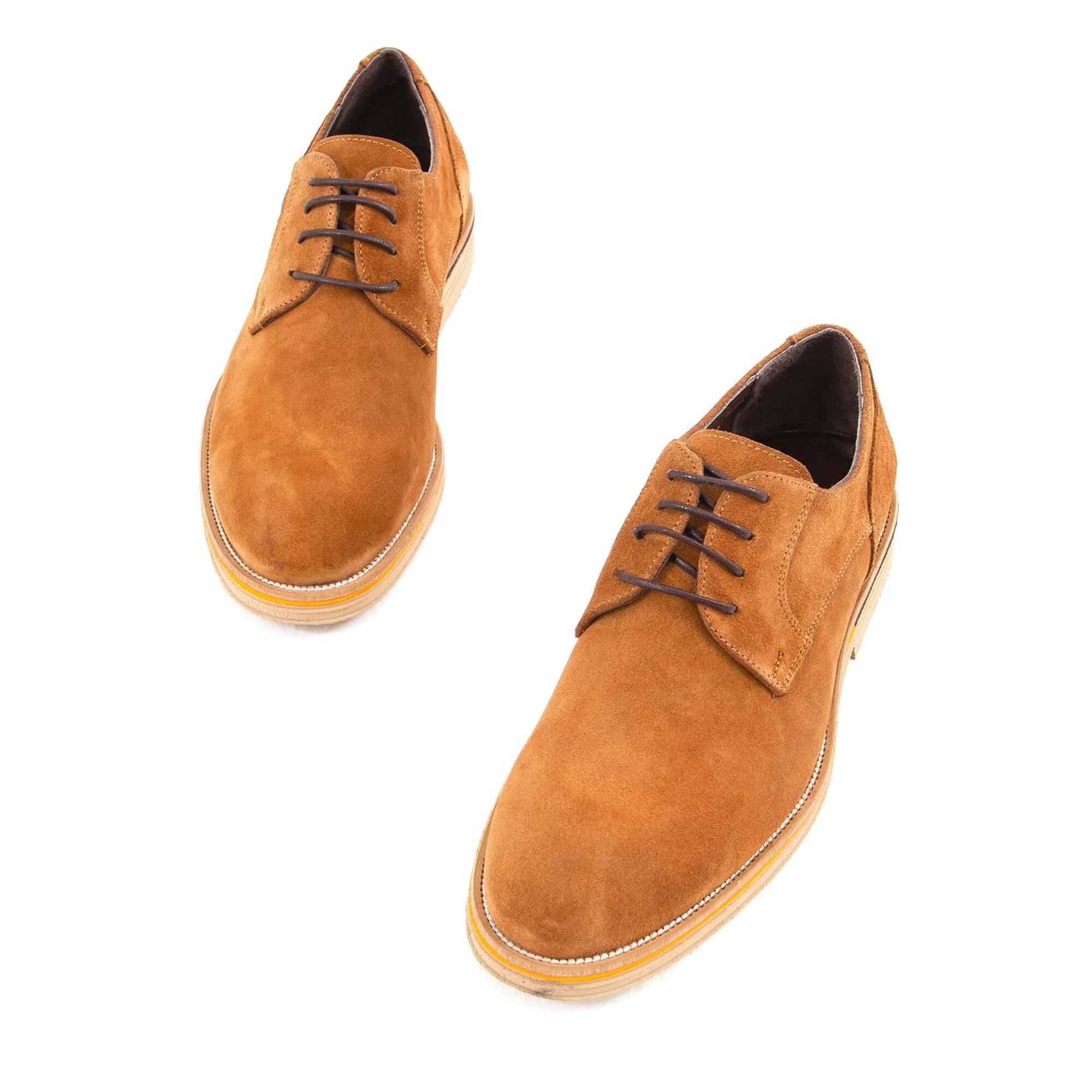 Tamer Tanca Erkek Hakiki Deri Kahverengi Casual Ayakkabı