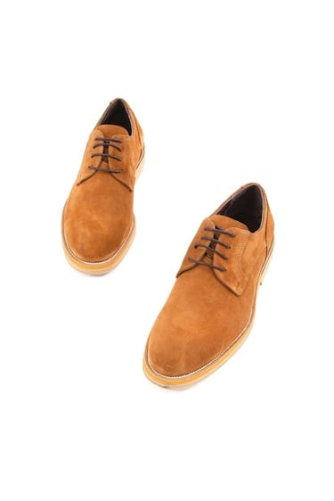  Tamer Tanca Erkek Hakiki Deri Kahverengi Casual Ayakkabı