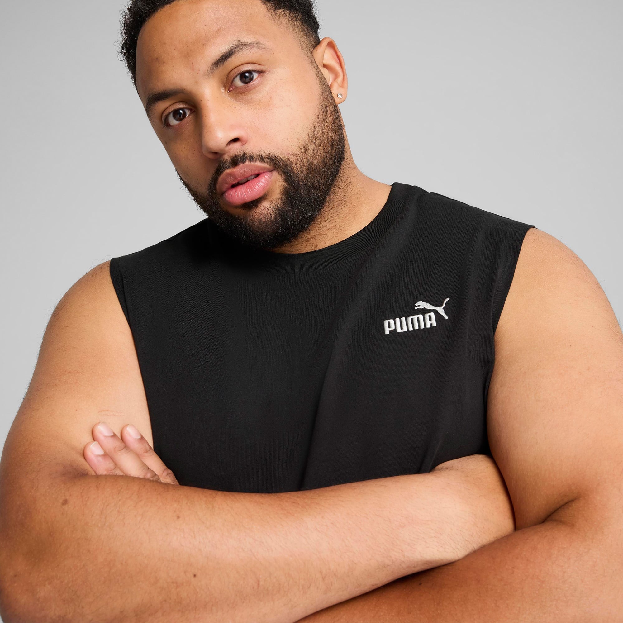 Puma Ess Sleeveless Erkek Siyah Atlet